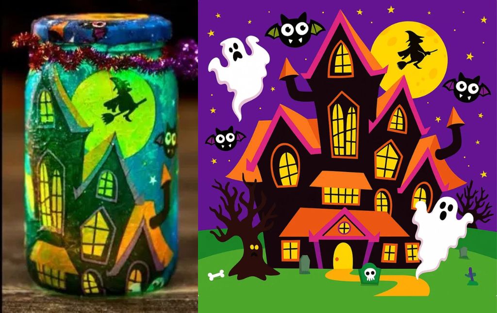 How to Make a Spooky Halloween Jar Lantern