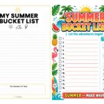 How to Use a Summer Bucket List Printable With Kids