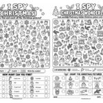 I Spy Christmas Worksheet: A Fun Way To Sharpen Little Eyes
