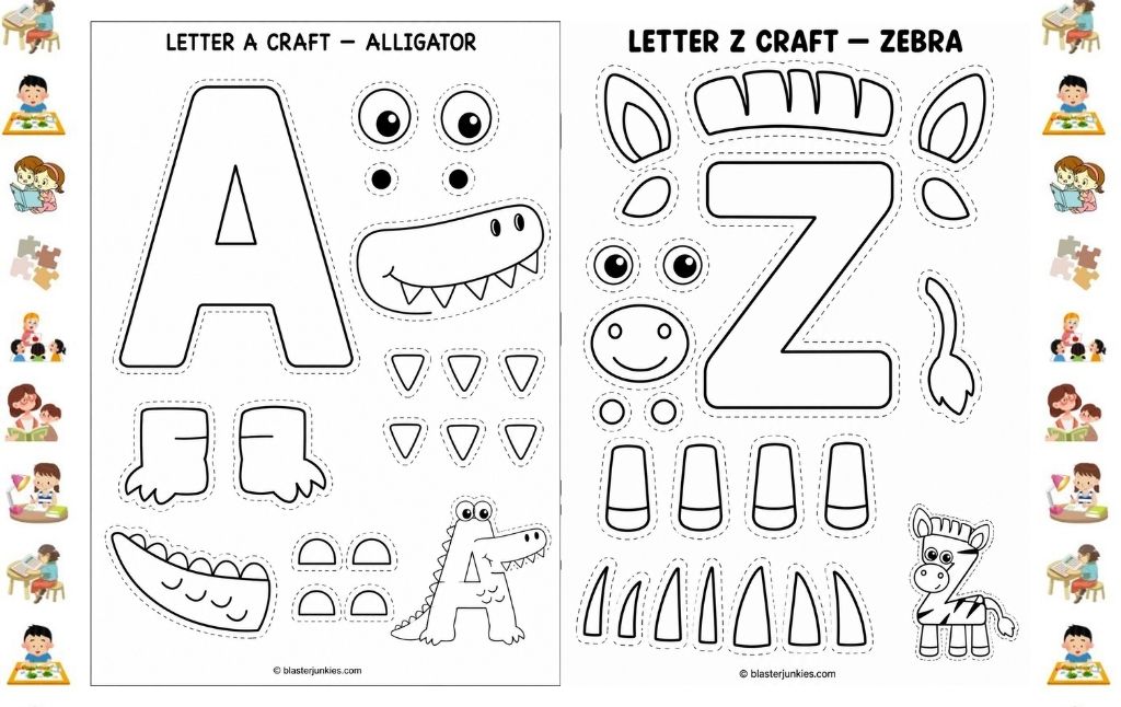Creative Letter Crafts: Interactive Ways to Learn the Alphabet in Preschool