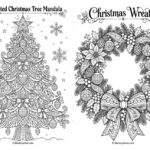 Intricate Christmas Coloring Pages for Adults