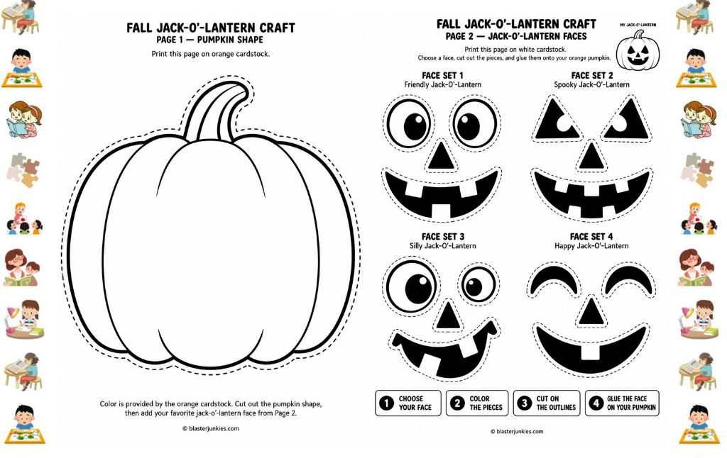 Halloween Expressions with the Jack O’ Lantern Craft