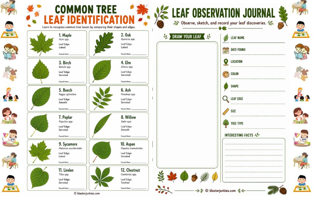 Leaf Identification Printable: A Complete Guide for Parents (and How to Turn It Into a Kids’ Nature Adventure)