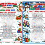 Left Right Across Christmas Game Printable
