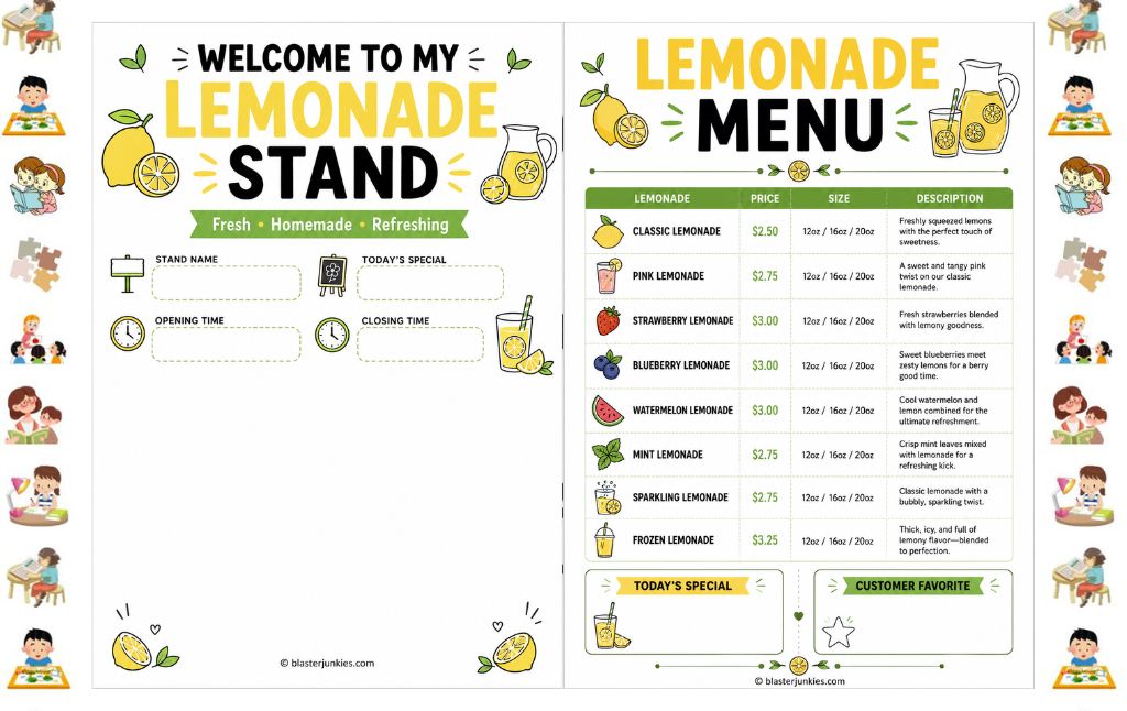 Lemonade Stand Kit Printable: The Free Pack That Turns Summer Into a Real Business Lesson