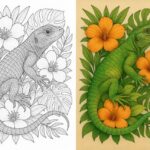 Lizard Coloring Pages