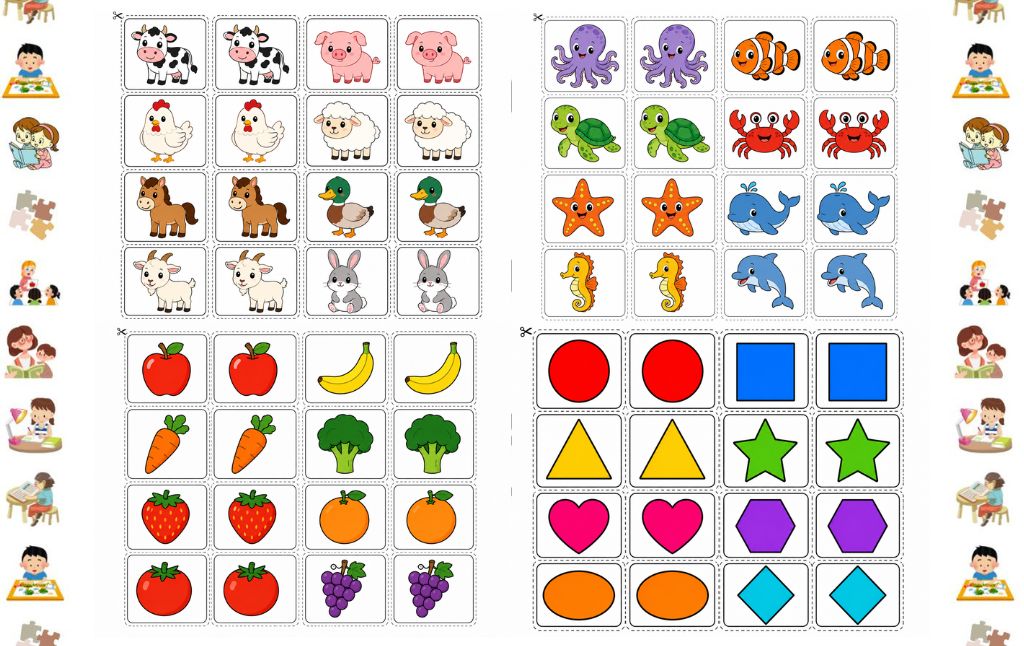 10 Memory Card Games for Kids