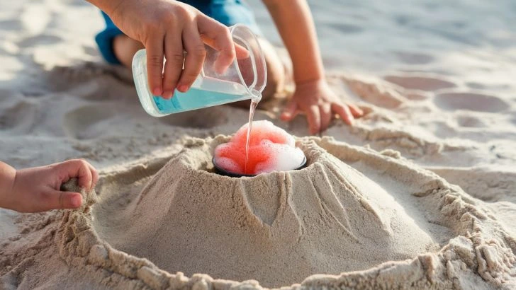 Mini Volcano Experiment