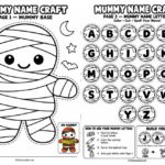 Mummy Name Craft for kids