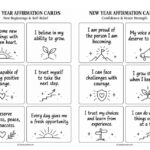 New Year Affirmation Cards Printable for Daily Motivation