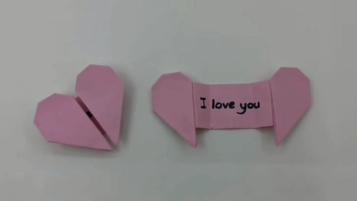 Origami Heart Love Notes