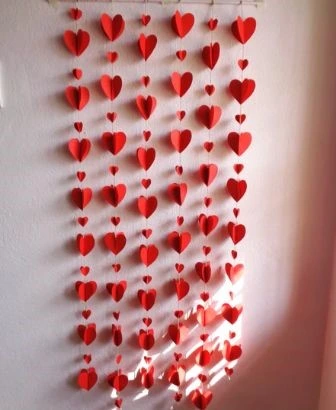  Paper Heart Garland