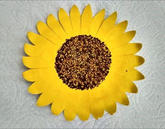 Paper Plate Sunflower