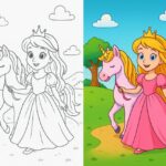 Princess Coloring Pages Free pdf