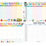 Printable Kids Daily Routine Chart: A Blank Canvas for Building Real Habits
