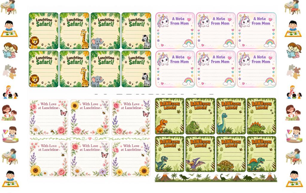10 Free Printable Lunch Box Notes: The Sweetest Way to Connect with Your Kids Every Day