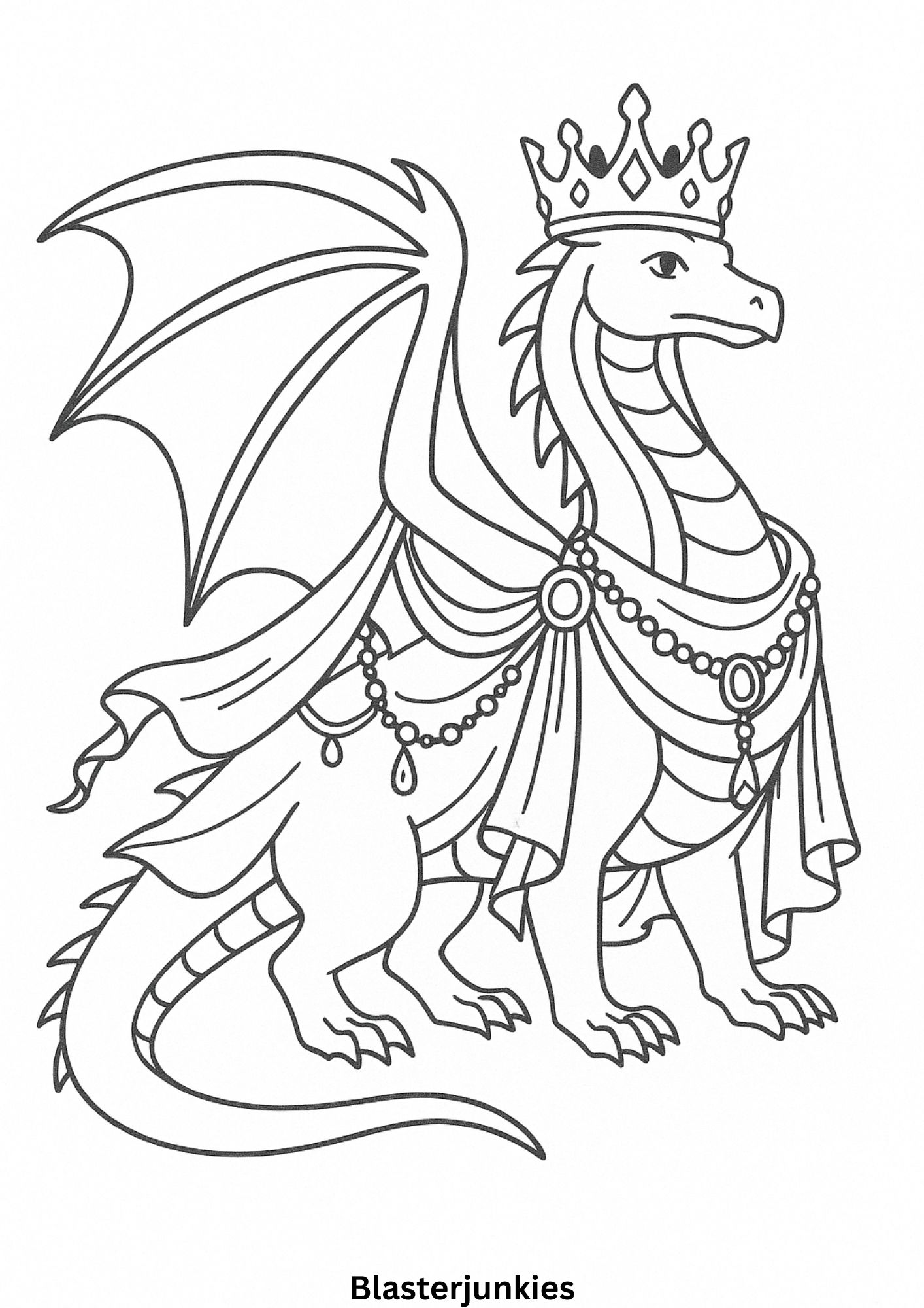 Dragon Coloring Pages Printable For Free