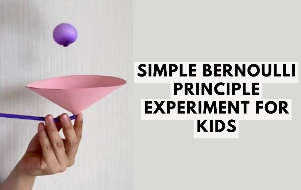 Simple Bernoulli Principle Experiment for Kids