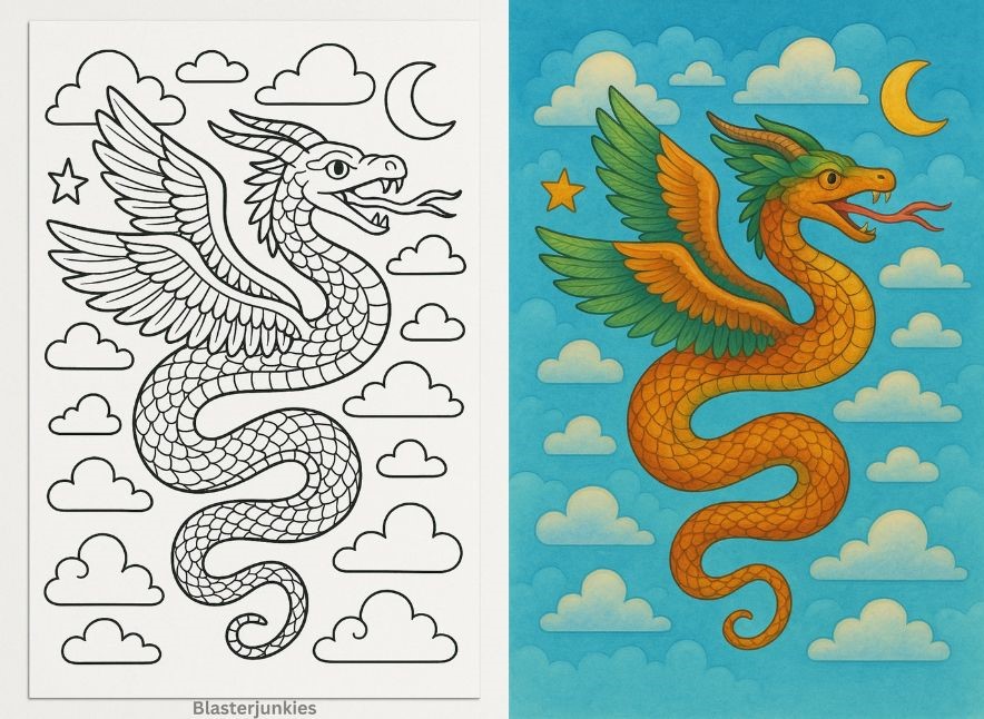 Snake Coloring Pages Free pdf