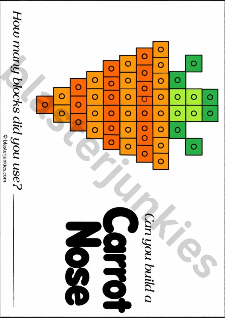 Snap Cubes Winter Patterns Printable: 40 Free Cards for Cozy Building Fun