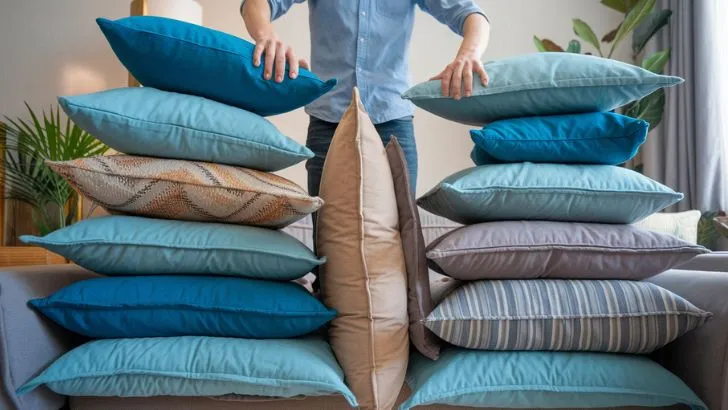 Stack Cushions Creatively for Sturdy Fort Walls