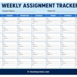 The Student Assignment Tracker Template: The Printable That Teaches Kids to Own Their Schoolwork