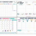 Student Homework Planner Printables