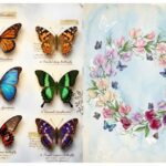 The Metamorphosis Collection 50 Unique Butterfly & Moth Junk Journal Pages.