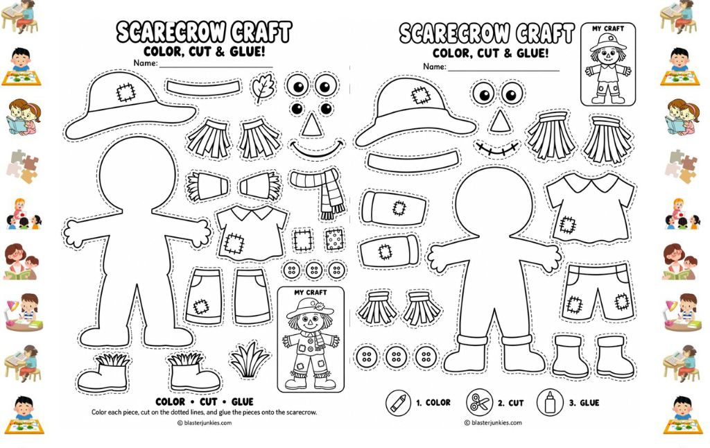 Autumn Classroom Fun: The Scarecrow Craft