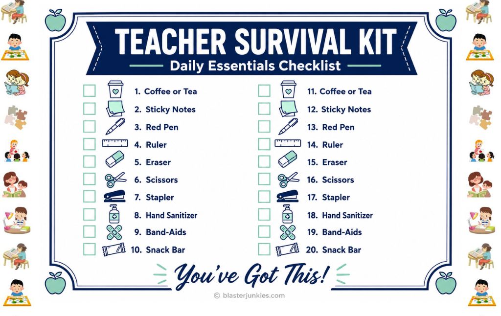 The Teacher Survival Kit Printable