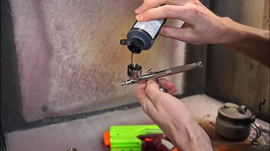 Use black surface primer before painting Nerf gun.