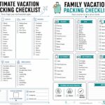 Vacation Packing List Checklist: The Free Printable Pack That Makes Packing Stress Free