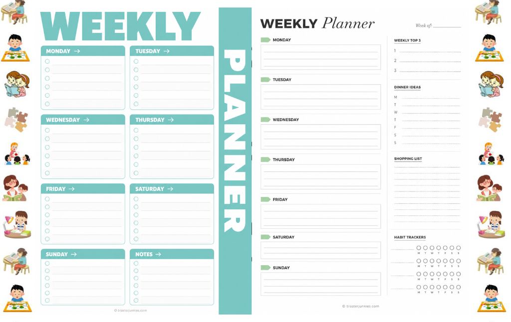 How to Use Weekly Planner Printables With Kids (And Why It Changes Everything)