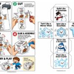 Winter Movement Dice For Kids: 10 Free Printable Dice