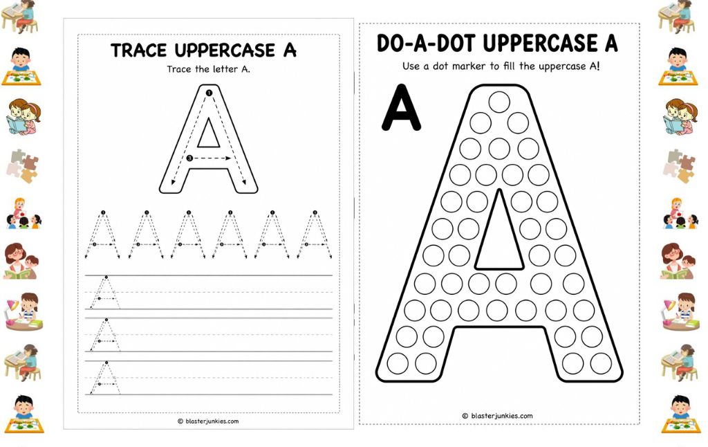 Mastering the Letter A: Hands On Preschool Alphabet Worksheets